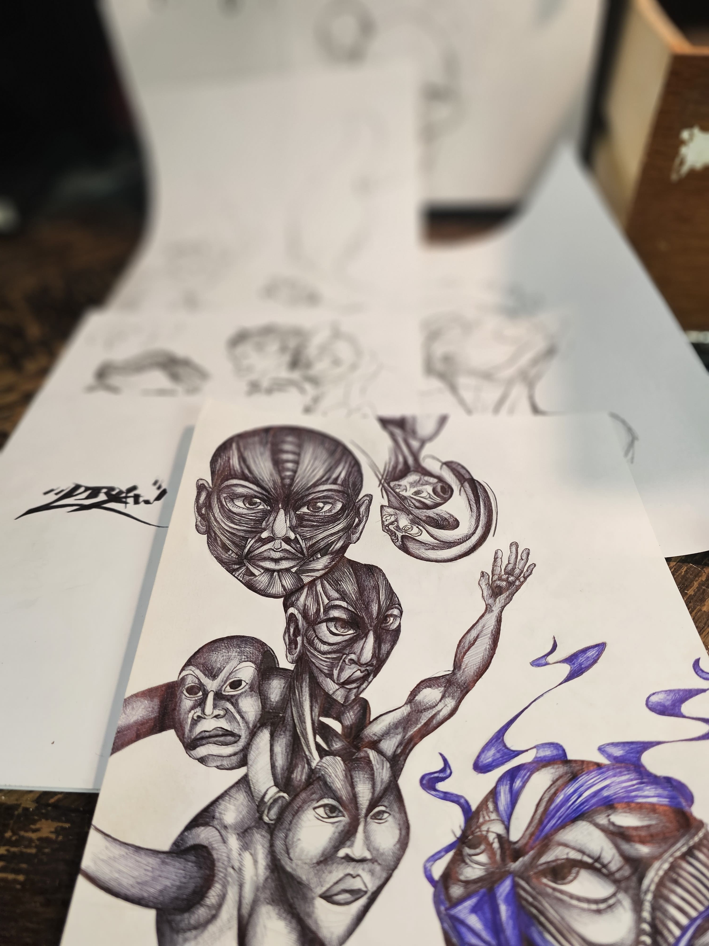 Making-of œuvre en construction 1